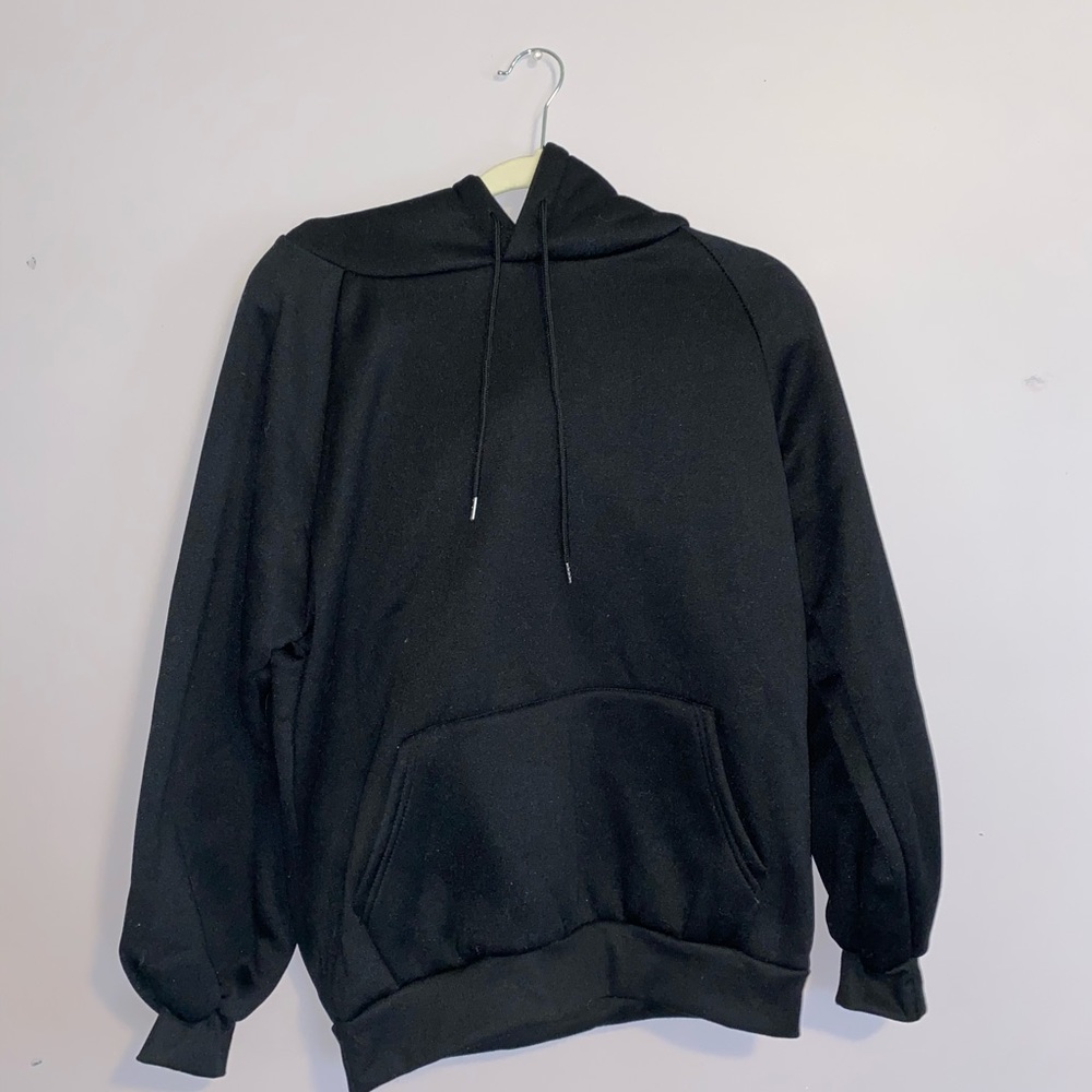 Black Hooded Sweatshirt